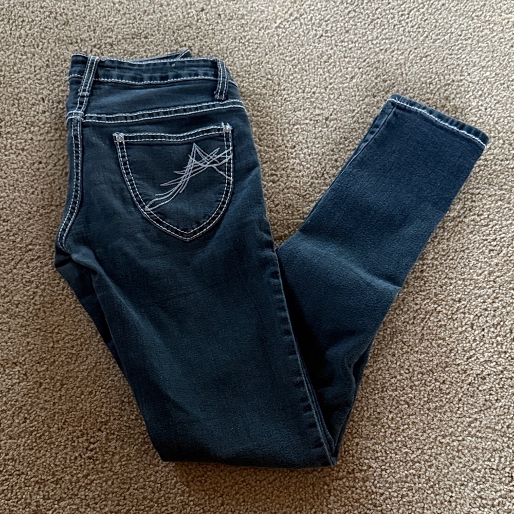 Women's Dark Blue Skinny Jeans